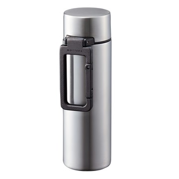 MOTTERU 輕巧保溫杯(銀) 附登山扣 方便攜帶  250ml  1入