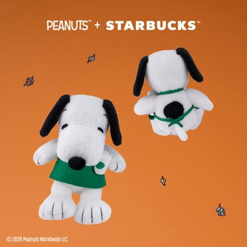 星巴克綠圍裙26PEANUTS娃娃