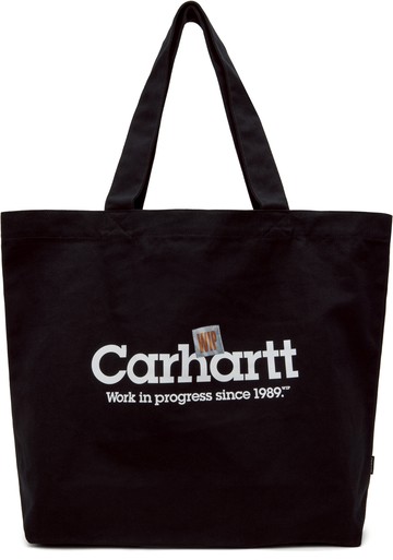 Carhartt Work In Progress 黑色 Canvas Graphic 托特包