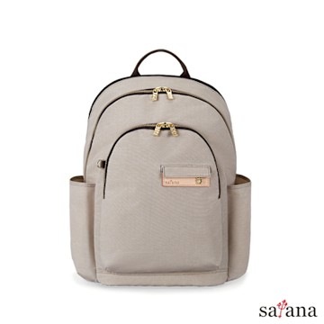 【satana】Soldier 輕盈通勤後背包-奶茶色-SOS3280-419