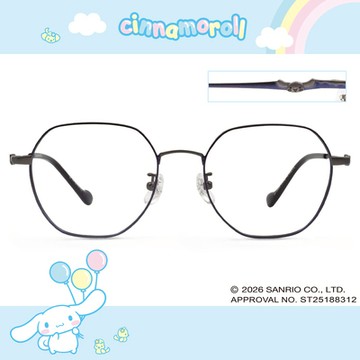 三麗鷗夢幻隊▪︎大耳狗｜雲上漫步 多邊框眼鏡｜靜謐藍