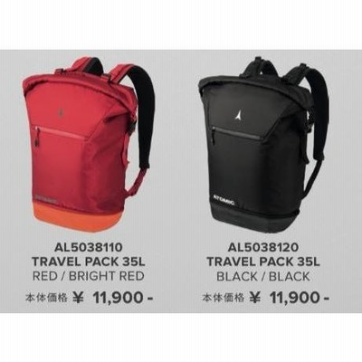 アトミック 2018 2019 ATOMIC TRAVEL PACK 35L BLACK 大型