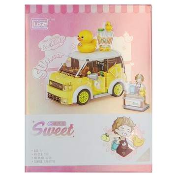 LoZ 積木玩具 鴨鴨檸檬車 4209 3歲以上  多色  1盒