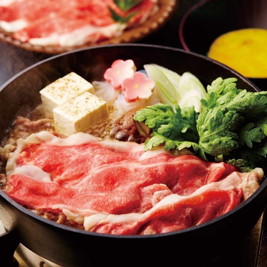 松阪牛もも肉　すき焼用（内祝いのし付き） 1000g