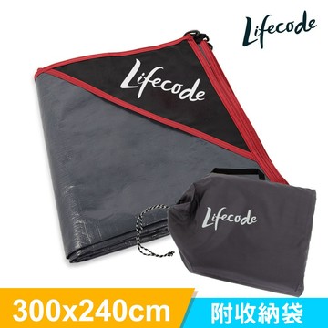 LIFECODE-加厚防水PE地墊/防潮墊 300*240cm 12330120