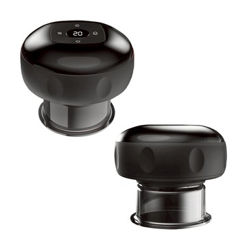 U-ta CP8智能多檔位液晶加熱刮痧儀 金剛黑