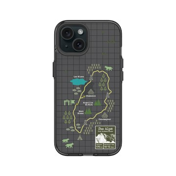 iPhone 15 Clear 酷墨灰 - Nature Explorers 自然探索指南 - 探索指南（夜晚的阿爾卑斯山）