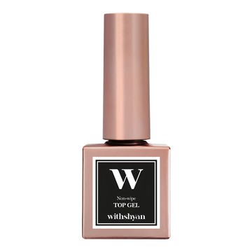 withshyan 免清鑽石美甲上層凝膠 無殘膠 不泛黃  1瓶  透明  10g