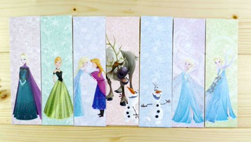 【震撼精品百貨】冰雪奇緣_Frozen~卡片-綜合人物B紫色