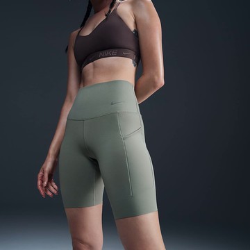 【NIKE】AS W NK DF UNIVERSA HR 8IN SHO 女 緊身短褲 綠色-DQ5995320