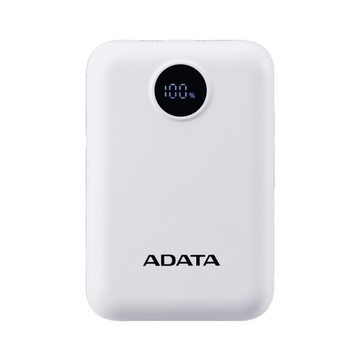 ADATA威剛 C100D 10000mAh PD/QC快充行動電源-白