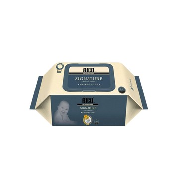 【Rico baby】金盞花有機天然特厚款濕紙巾(Signature-70抽)－12入