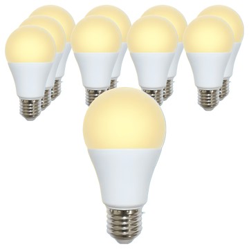 TCP 強凌 8W LED 廣角型節能省電燈泡  黃光  10個