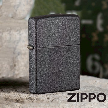 【ZIPPO】ZIPPO 236 黑裂漆(素面)防風打火機