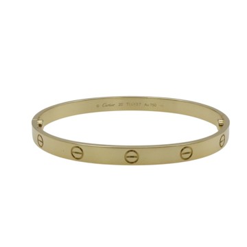 Cartier 卡地亞 18K黃金 LOVE 手環 #20 【二手名牌BRAND OFF】