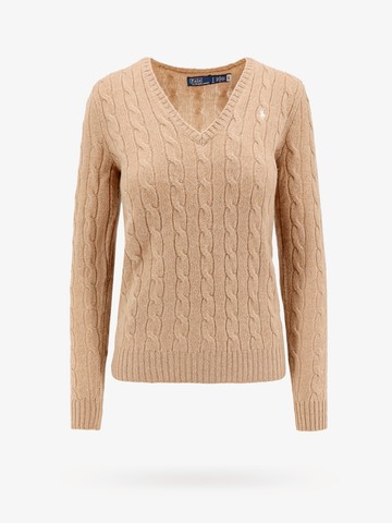 Wool and cashmere sweater with embroidered logo - POLO RALPH LAUREN - gender_Woman