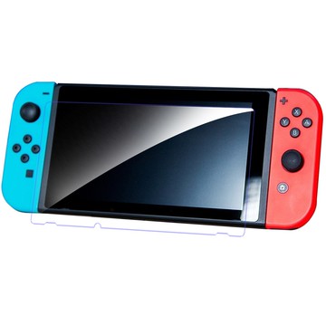 【Ezstick】任天堂 Nintendo Switch 鏡面鋼化玻璃膜 電鍍防指紋 疏水疏油 厚膠 161x93mm