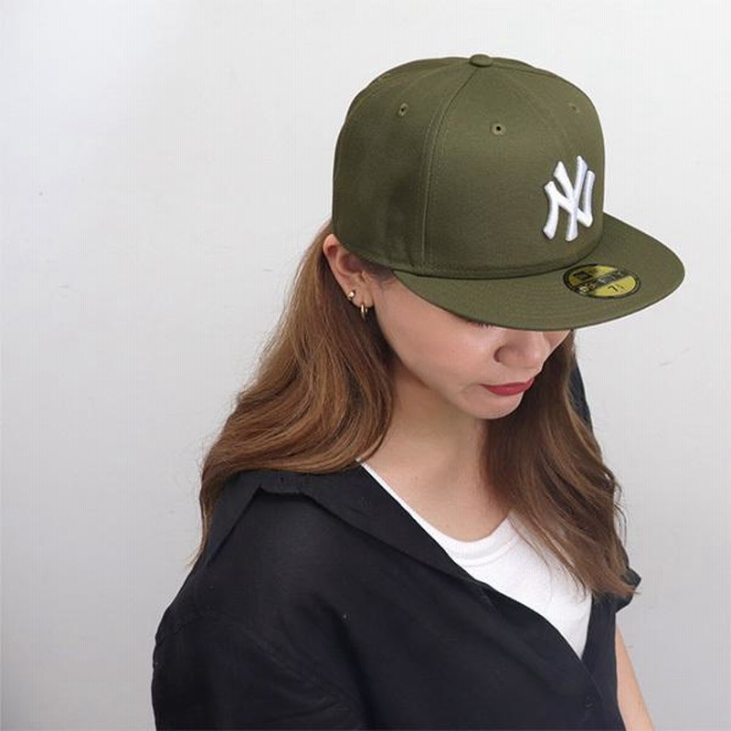 ニューエラ/NEW ERA 59FIFTY New York Yankees ニューヨーク・ヤンキース CAP 帽子 キャップ MLB オリーブ  メンズ レディース ユニセックス メジャーリーグ | LINEブランドカタログ