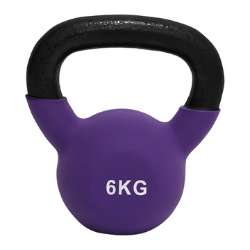 AD-ROCKET 頂級鑄鐵壺鈴 KettleBell 紫色  6kg  1個