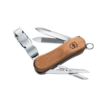 (預購) Victorinox 瑞士維氏 Nail Clip 580 Wood 6用 65mm 瑞士刀/軍刀 1st (VI1073)