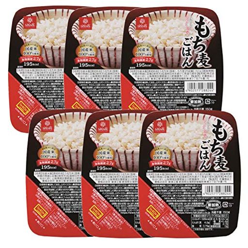 はくばく もち麦ごはん 無菌パック150G6入り