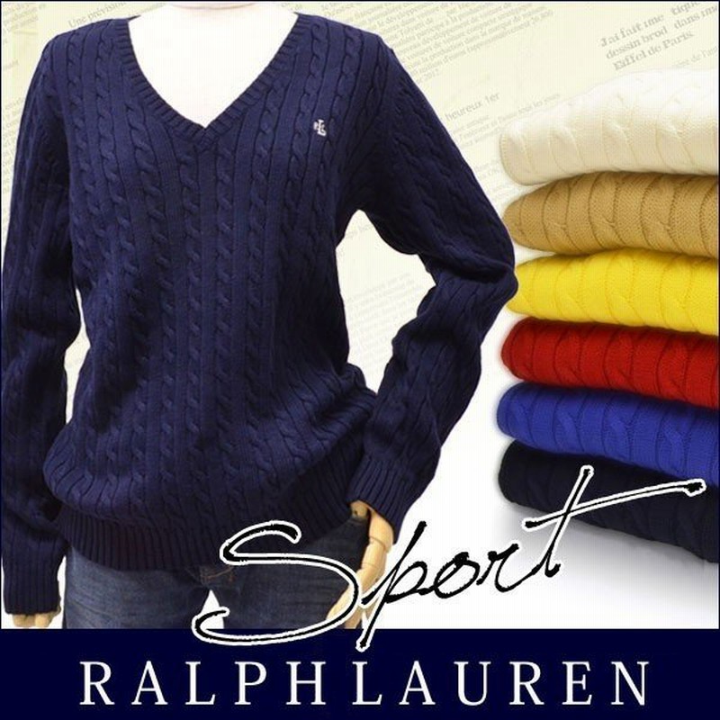 Ralph Lauren ラルフローレン パステルカラー ニット レディース コットン Vネック セーター 新作 Rlslccvl 通販 Lineポイント最大0 5 Get Lineショッピング