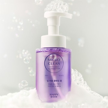 Happy Bath Micro Clean Deep Bubble Cleansing Foam 300ml