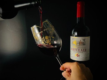 玻璃雕刻情人對杯組