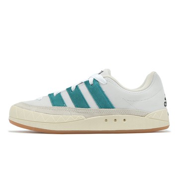 adidas 休閒鞋 Adimatic 男鞋 女鞋 米白 綠 復古 麂皮 三葉草 愛迪達 ID3935