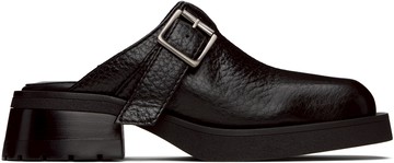 Miista 黑色 Aroa Buckled 穆勒鞋