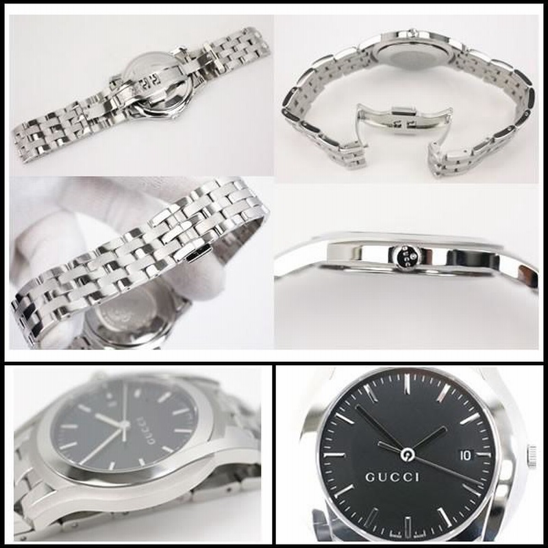 イコー質店 グッチ YA055211 Gクラス 5500XL メンズ ブラック
