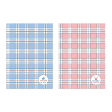 博崴 18K26孔(藍格/粉格) 孔夾 / 個 AF2021/AF2022