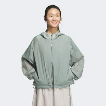 Adidas Mt Wv Jkt JZ1657 女 連帽外套 運動外套 防風 綠 亞版
