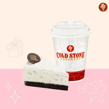 【COLD STONE】香奶餅乾冰淇淋蛋糕(片)+65元飲品好禮即享券(酷聖石)