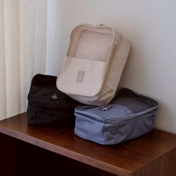 現貨秒出🚚 居居宅の 旅行收納袋 球鞋收納袋 手提雙層鞋袋 鞋子收納袋 收納包 防水旅行袋 收納球鞋