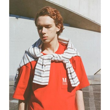 FREAK'S STORE MA概念印花口袋T恤