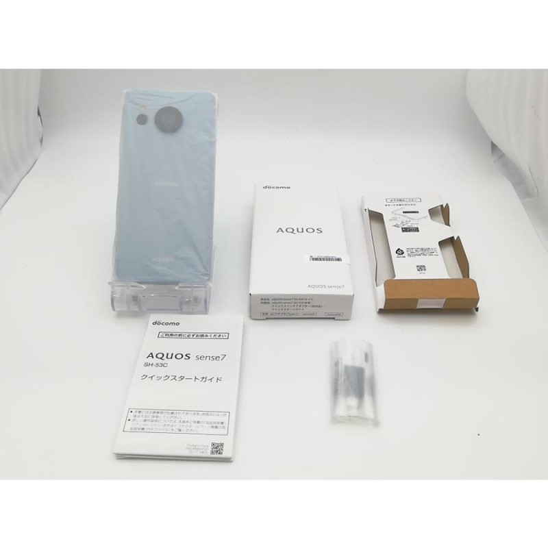 中古】SHARP docomo 【SIMフリー】 AQUOS sense7 6GB 128GB SH-53C ...