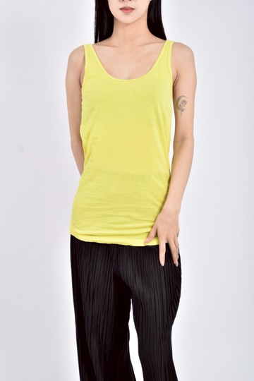 (S) net棉質背心純棉亮黃色上衣