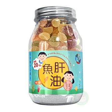 味之棒 魚肝油+鈣 軟糖 (275g/罐) 新包裝 憨吉小舖