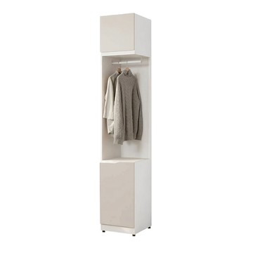 ASSARI-錫德1.3尺加高轉角櫃(寬40x深54x高242cm)右型
