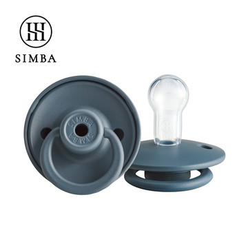 Simba扭扭圓型安撫奶嘴(藍紋乳酪)