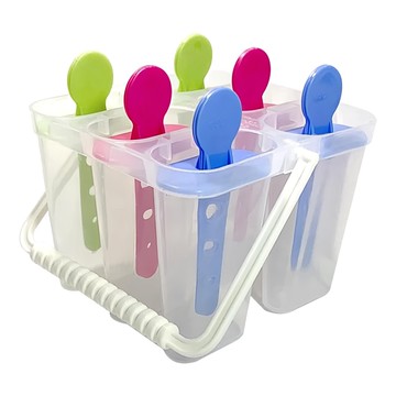 生活King冰棒盒 塑膠/樹脂材質  顏色隨機  3組