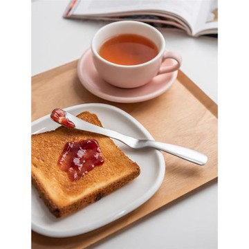 日本進口aux不銹鋼攪拌勺咖啡勺果醬勺飲料果酒調羹包餃子多功能