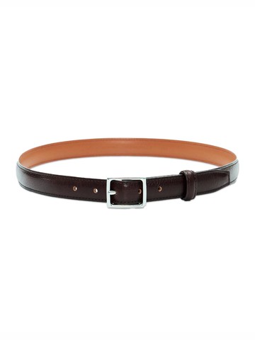 Pieno Italy Vegetable Leather 25mm Belt_Brown