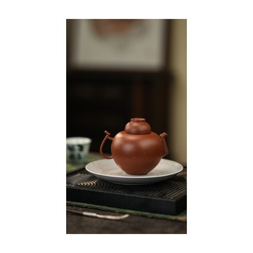 人系列 原礦朱泥 聽甕 非遺紫砂壺 解構主義個性茶器 180cc