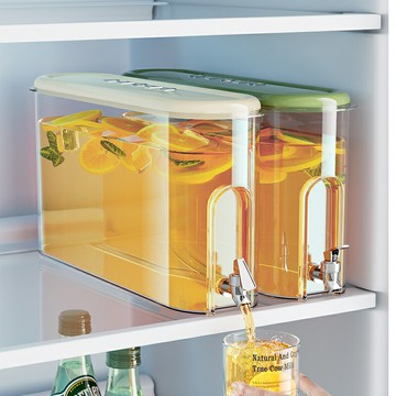夾縫冰箱冷水壺帶龍頭水果茶冷泡壺涼水壺家用放冰箱大容量飲料桶/水壺/茶壺/涼水壺/冷水壺/飲料壺/冷飲壺
