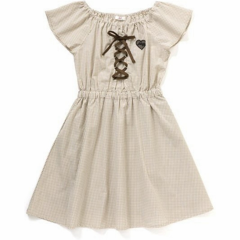 Sale セール Algy アルジー 半袖 ワンピース 21 夏物 レースアップワンピ メール便可 通販 Lineポイント最大0 5 Get Lineショッピング