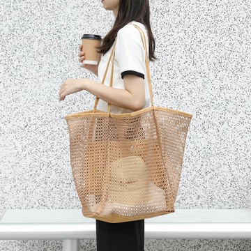 網格特大托特包283126