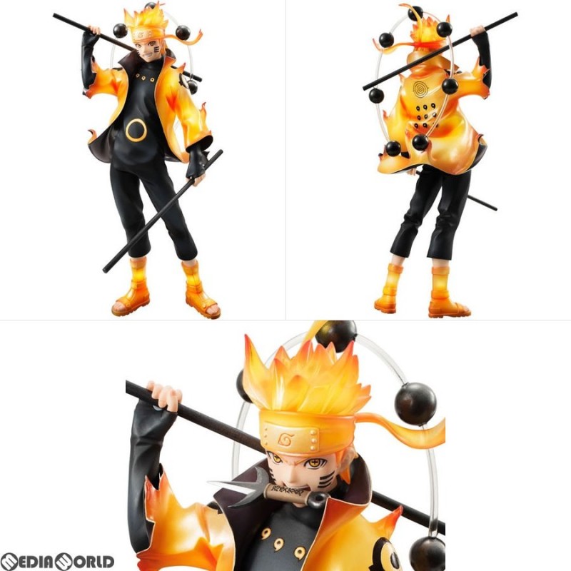 (再販)G.E.M.シリーズ うずまきナルト 六道仙人モード NARUTO-ナルト- 疾風伝 完成品 フィギュア 一部オンラインショップ限定 メガハウス