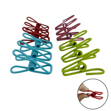 彩色線型夾/ 曬衣夾/晒衣夾(12入)